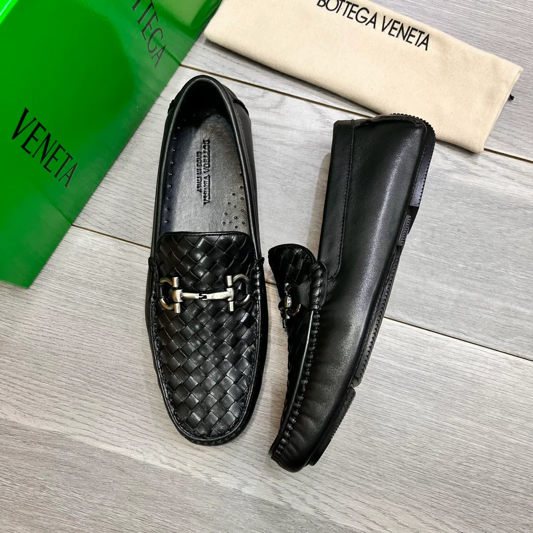 Factory price 420💵BV new men's shoes original replica👉👉High-end men's casual beanie shoes/💞driving shoes! 🔊Upper imported cowhide woven, ☑️Sheepskin lining, one-step design, light and smart ☮☮Suitable for all kinds of travel, exclusive new style, real shot, size 38-44, (45 can be customized)